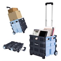 Collapsible Rolling Crate on Noiseless Wheels: Por