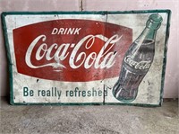Original Coca Cola sign approx
