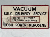 Original Vacuum bulk delivery service sign approx