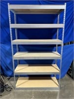 Heavy duty 6 shelf garage storage shelf. 48x18x83