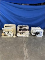 3 sewing machines including brother, Harmony 4052