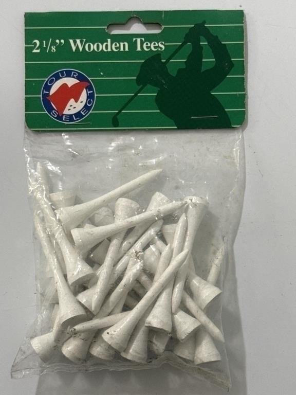 New Woden Golf Tees - 30 Count