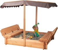 $130 Wood Sandbox with Cover