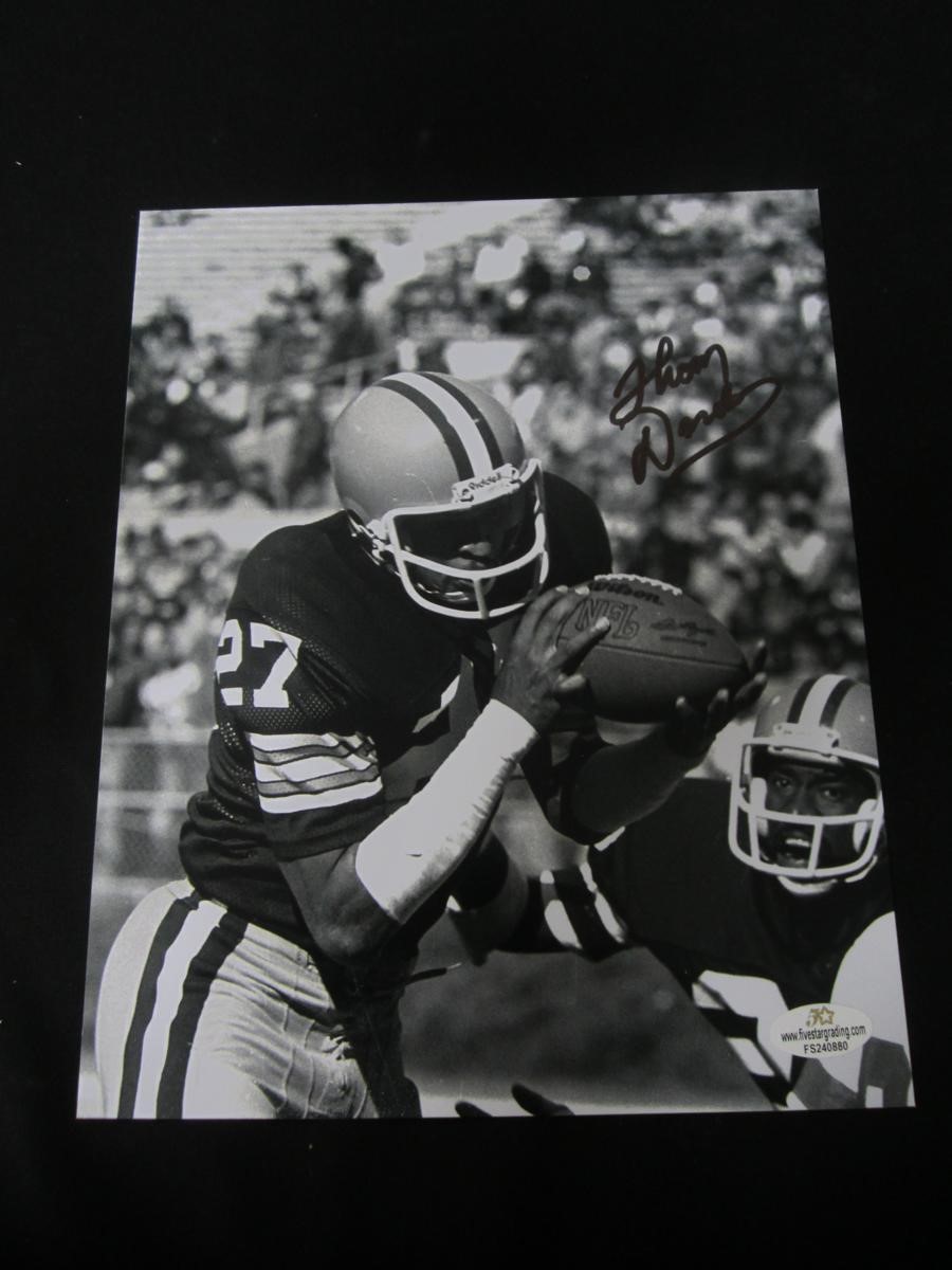 THOM DARDEN SIGNED 8X10 PHOTO BROWNS COA
