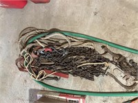 Chain, rope, tiedown & hose
