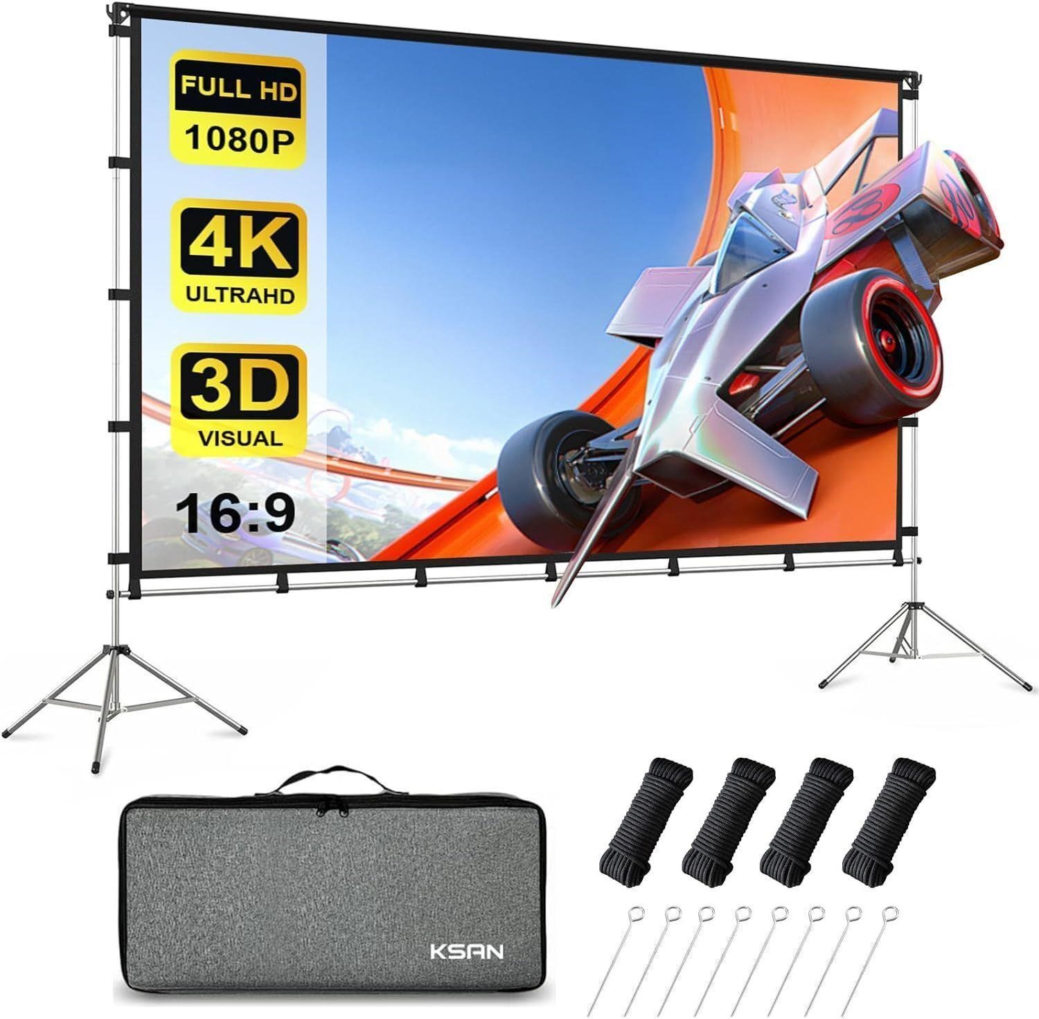 120 inch Projection Screen with Stand
