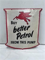 Original Mobil double sided sign approx