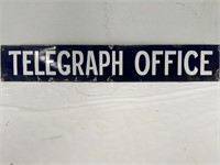 Original Telegraph Office enamel sign approx