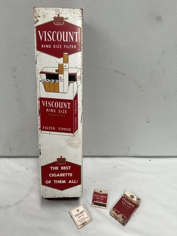 Original Viscount cigarette dispenser & contents