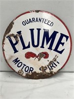 Original enamel Plume Motor Sprit sign approx