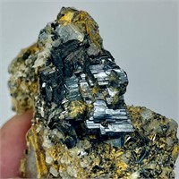 36 Gm Rarest Albite & Aegirine Crystal On Matrix