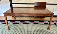 Vintage Asian Style Dining Room Table with 2