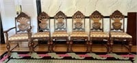 6 Vintage Chairs *Ck Pics - These have Wear*