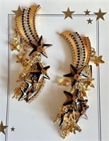 $ RARE Lunch at the Ritz Shooting Star Earrings -