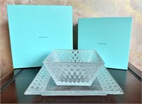 Tiffany & Co. Woven Square Platter & Bowl - Ck