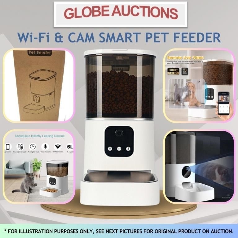 NEW WIFI & CAM SMART PET FEEDER (MSP:$159)