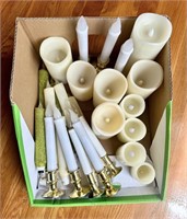 Mixed Lot of Flameless / Faux Candles as-is