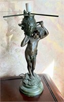 French Cherub Style Table Lamp - top feels loose