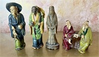 Mixed Lot with Chinese Mud Men & More - Check