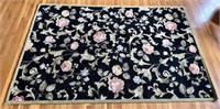 Safavieh Floral Rug *HAS WEAR & STAINS* - Check