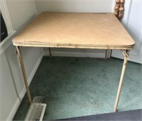 Vintage Folding Table - Has Wear