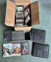 DVDs, Mixed CDs & Cases Lot