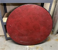 36" Round Vintage Folding Table