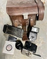 Canon Powershot Camera, Minolta Lens, Vintage