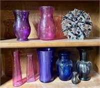 Mixed Lot of Decorative Vases - 1 Signed