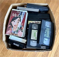 VHS Movie Box Lot - Sold as is. We did not check
