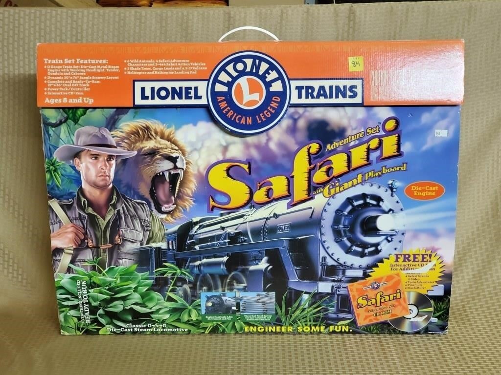 Lionel Trains Safari w/ Giant Playboard Adventure