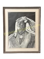 Portrait of Sioux Chief High Bear, Edward Aguirre