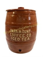 Paramount Coffee Company Tea Keg