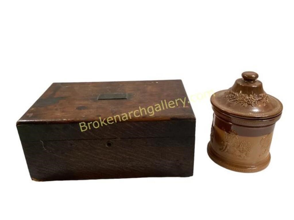 Tobacco Canister, Humidor Box
