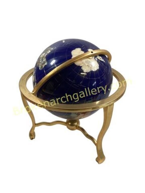Gemstone Table Top Globe