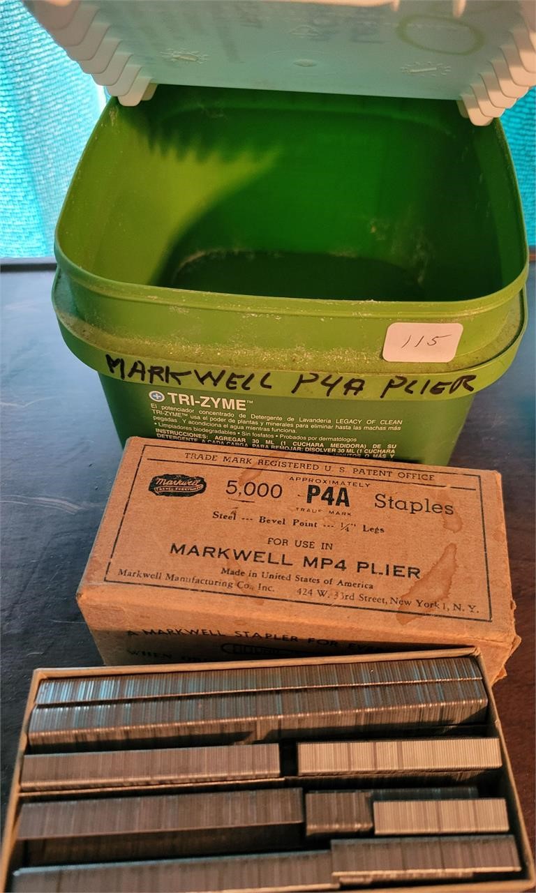 Markwell MP4 Plier Staples