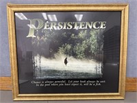 Persistence Framed Picture W / Broken Glass