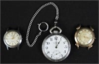 Ball 19 Jewel Railroad Pocket Watch & Wrist Watche