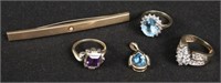 Diamond, Amethyst, Topaz, 10K Jewelry