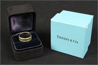 Tiffany & Co. 18K Yellow Gold Roman Numeral Ring
