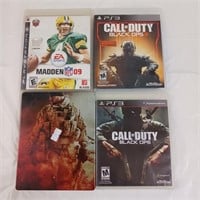 PS3 PlayStation 3 Games Call of Duty/Madden