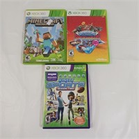 Xbox 360 Games - Skylanders - Minecraft +