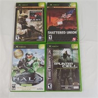 Assorted Xbox Games - Halo - Splinter Cell