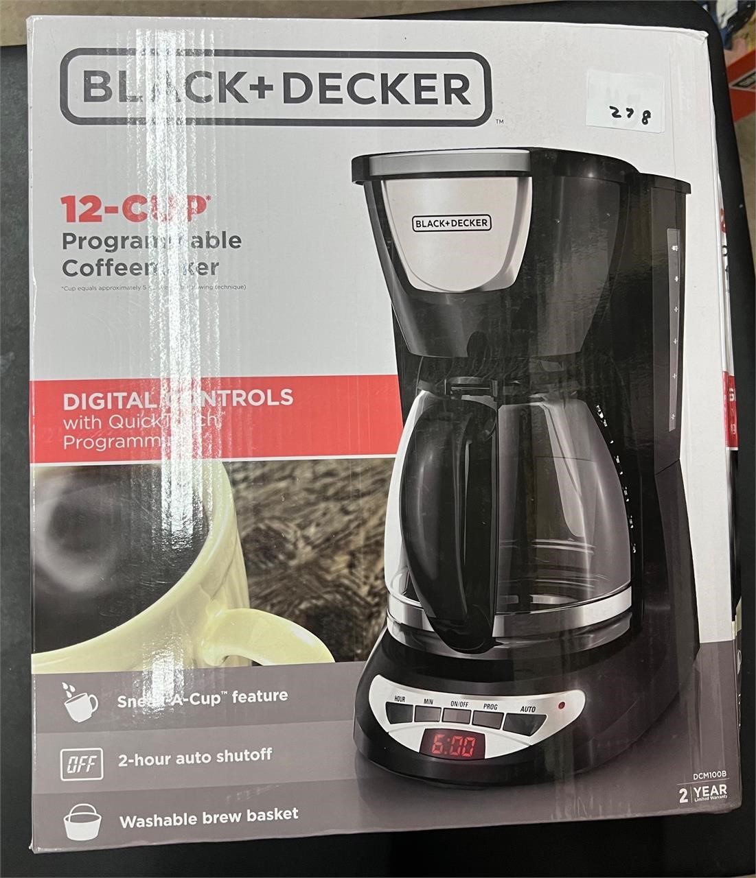 Black & Decker 12 Cup Programmable CoffeeMaker