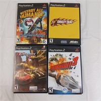 PlayStation 2 Games Lot - Crazy Taxi - Burnout