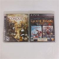 God of War/Lord of Rings Games PS3