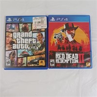 PlayStation 4 Games-GTA5 Red Dead