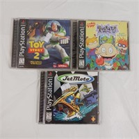 ToyStory/Rugrats/Jetmoto PlayStation Games