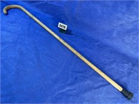 Wood Cane w/Rubber End, 36.5"T