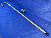 Wood Cane w/Rubber End, 36.5"T